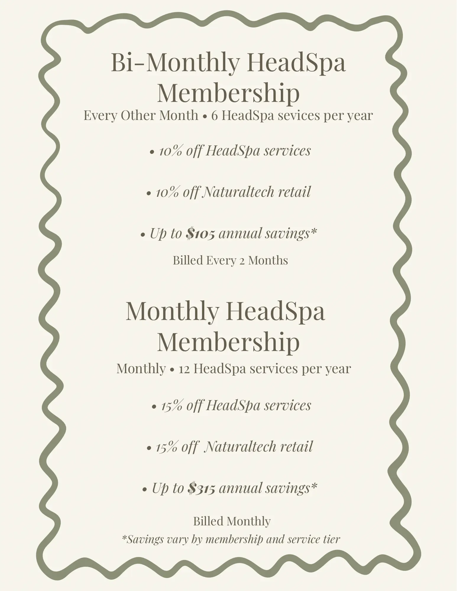 headspa membership